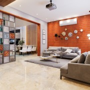 Concrete Hues Livingroom Design